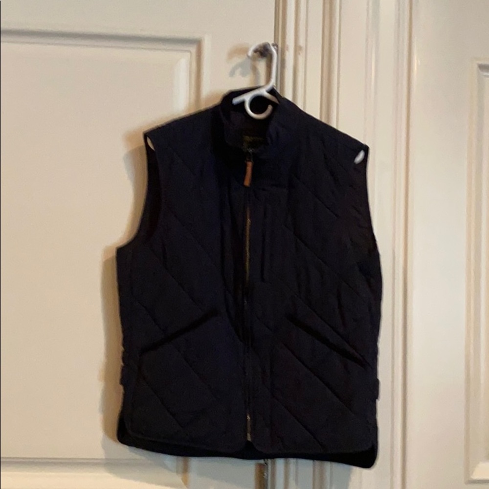 J. Crew dark navy vest